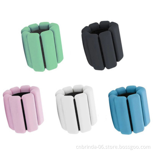 2Pcs Adjustable Sports Weight-Bearing WristBand Gym Body Building Yoga Pilates Endurance Training Physical Fitness Bracelet